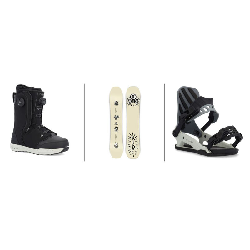 Ride Algorythm Wide Snowboard Package image number 0