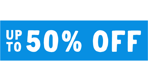 Up to 50% off