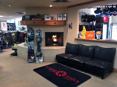 Powder Tools Snowboard Shop - Interior