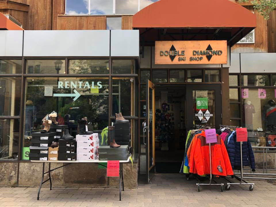 Double Diamond Ski Shop Storefront