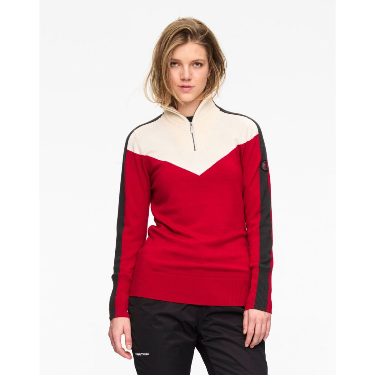 上品なファッション Half-Zip Knit Voss Traa Kari Womens Sports Christy | 絵画
