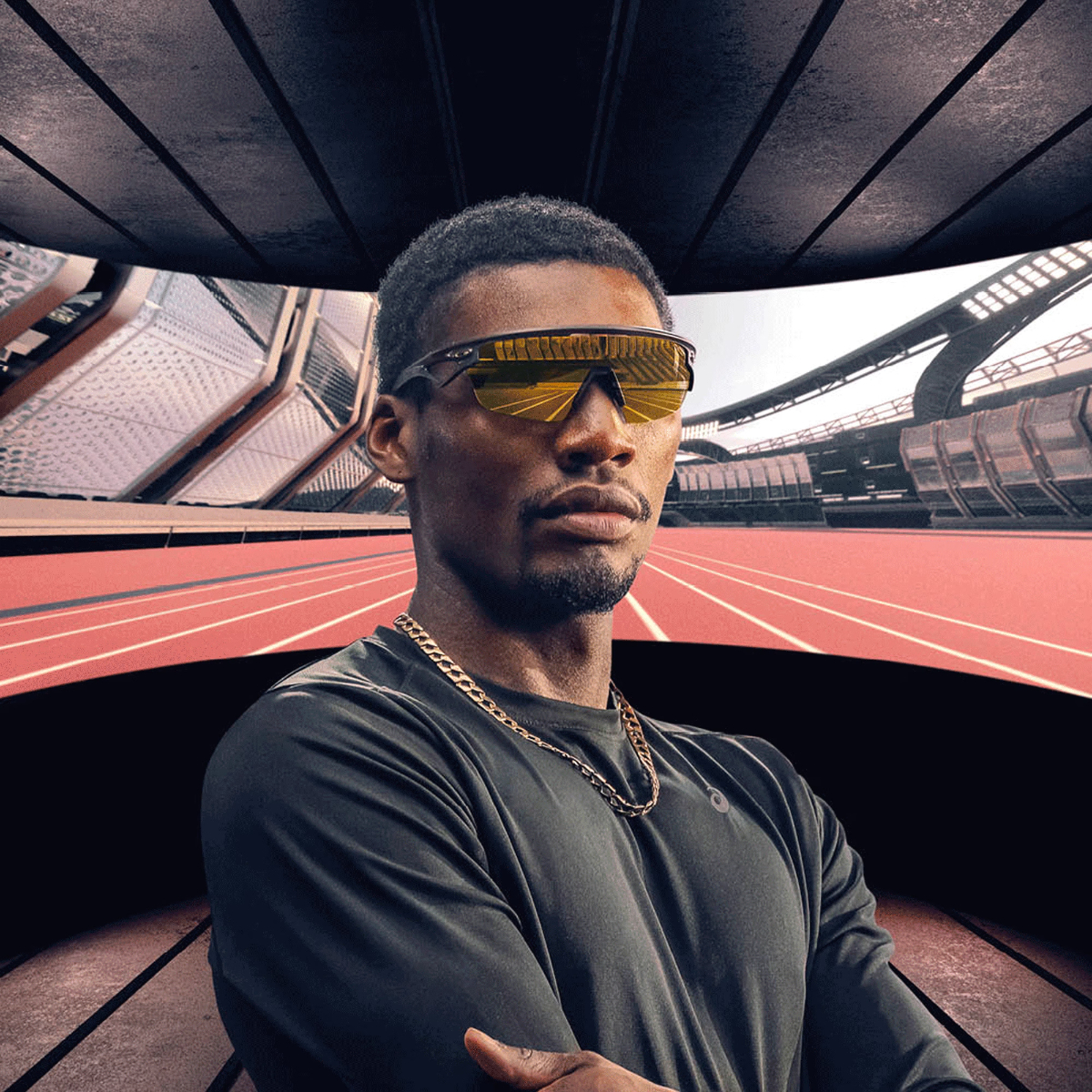 NEW Oakley SPHAERA Matte Black POLARIZED PRIZM 24K Gold Lens