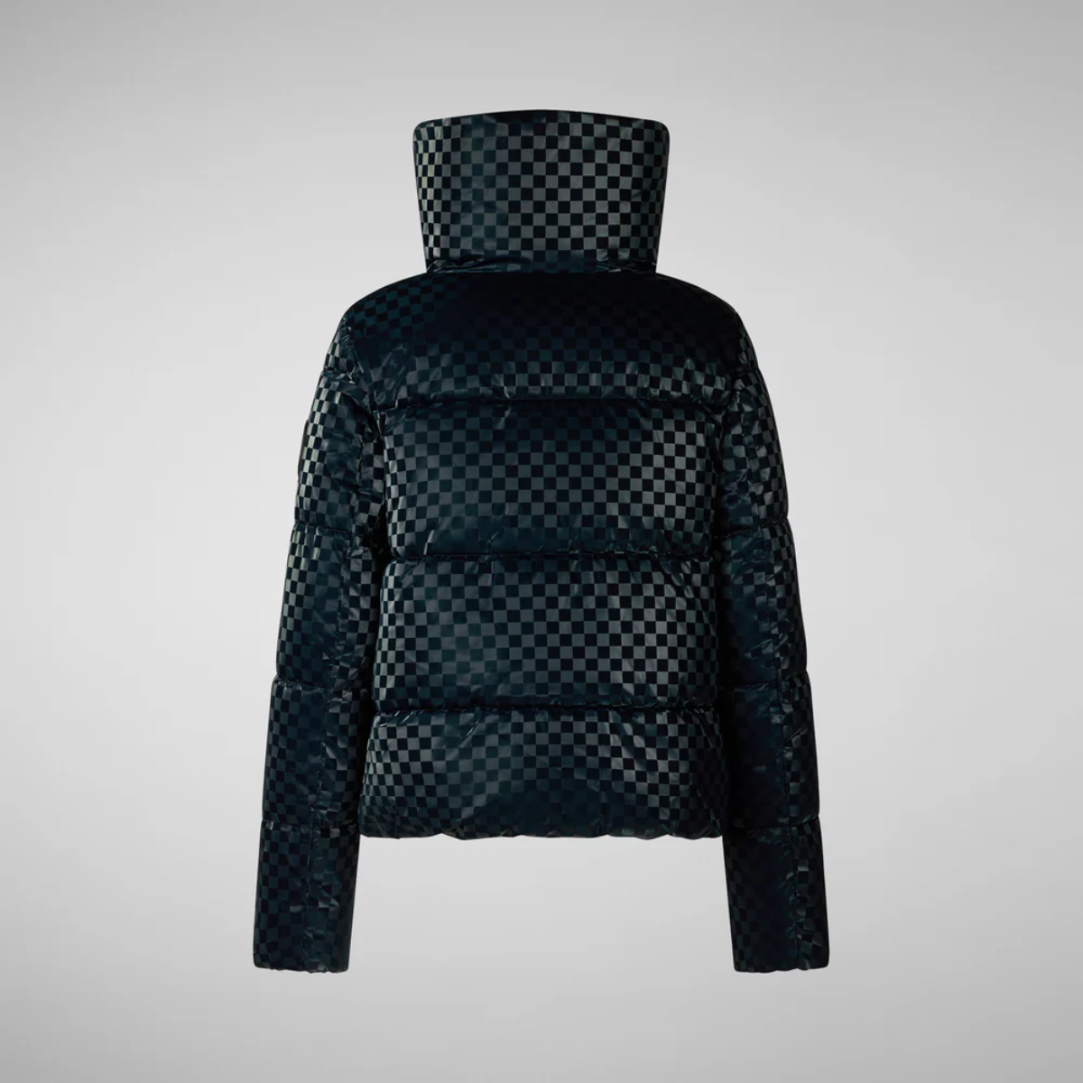 ジャケット・アウター   SHORT DUCK DOWN Duck Down Jacket: Unisex Winter Short Puffer Coat, Solid