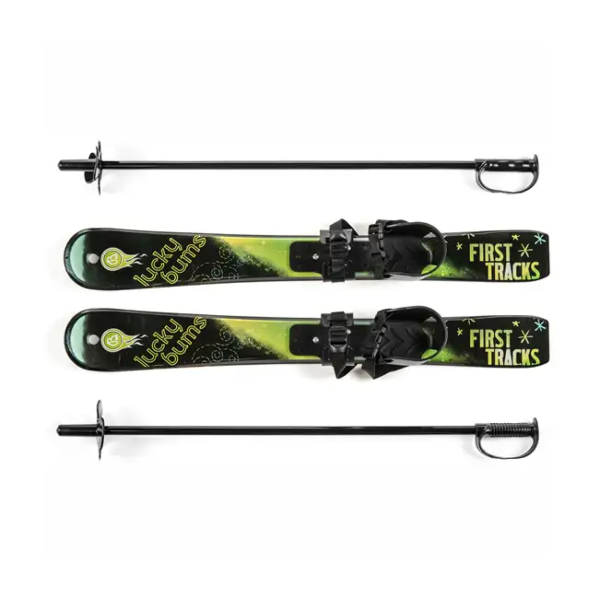 Lucky Bums Beginner Skis + Poles Toddler | Christy Sports