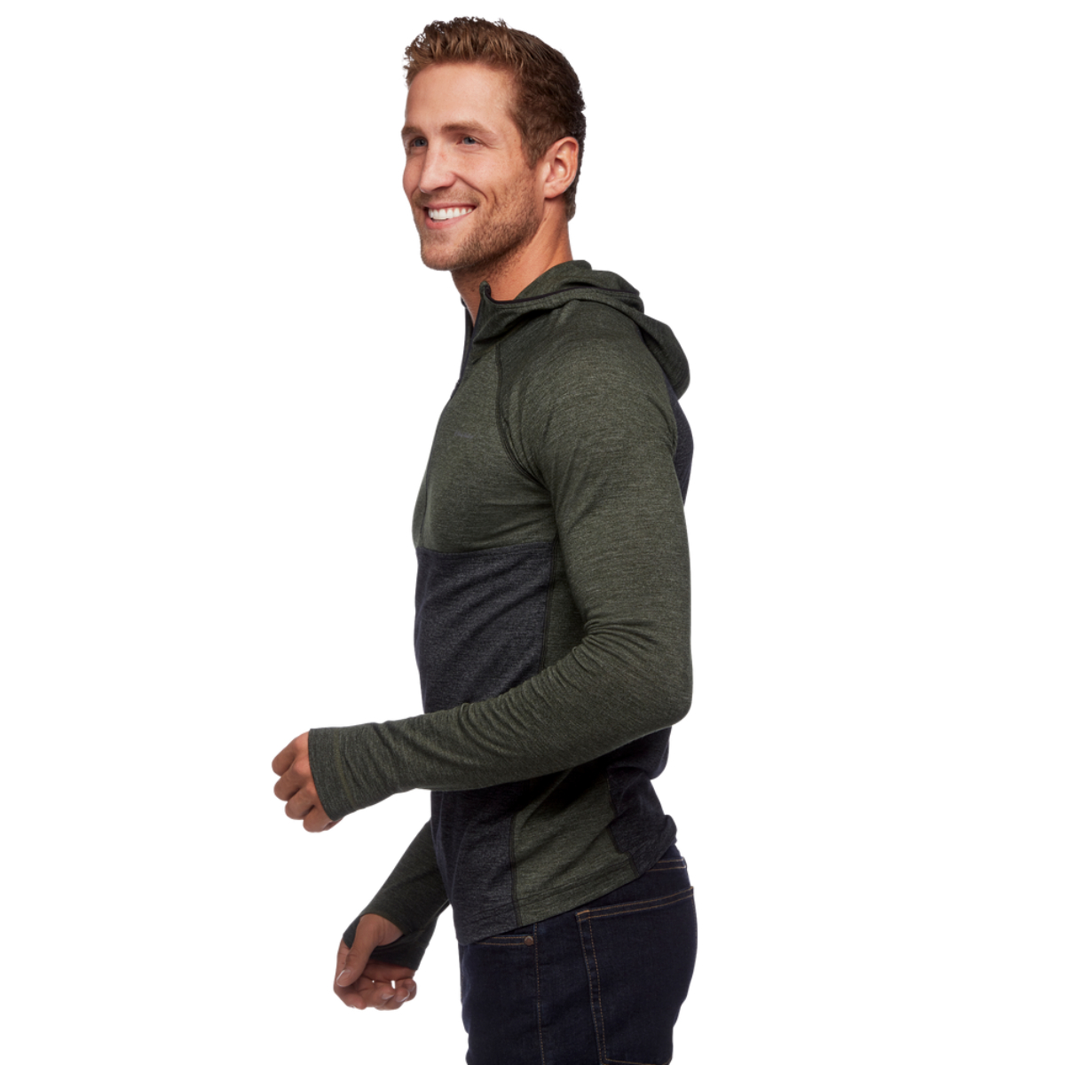 Black Diamond Solution 150 Merino Half-Zip Hoodie Mens