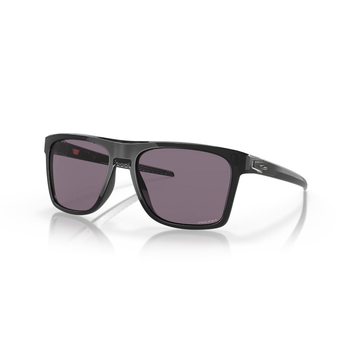OAKLEY(オークリー) LEFFINGWELL crystal BK Oakley Mens Fit Leffingwell Crystal Black Frame - Prizm Deep