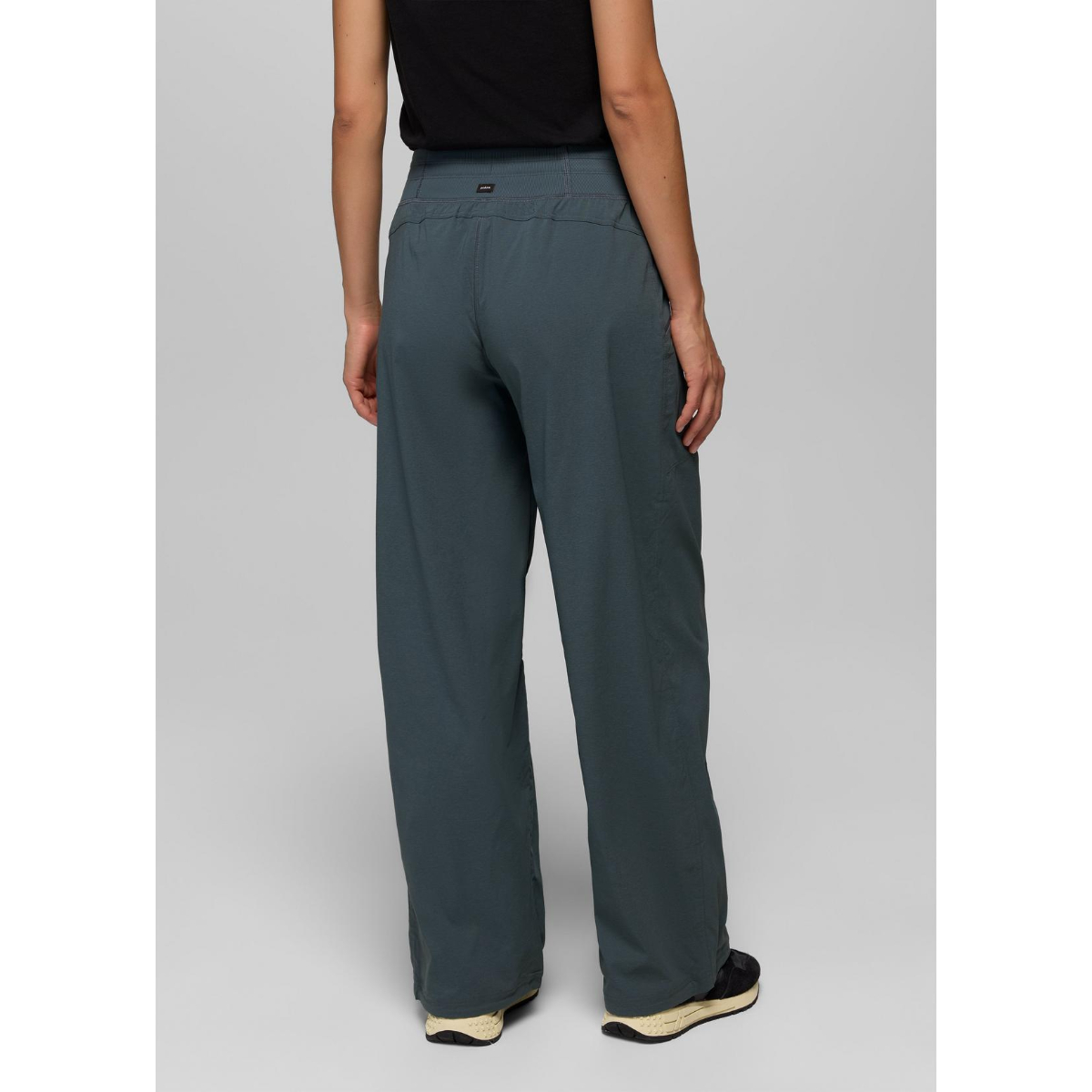 Pantalon Prana Palisades Ripstop Femme - Taille Haute, Jambes Coniques, XL Gris Foncé (Occasion Parfait État)