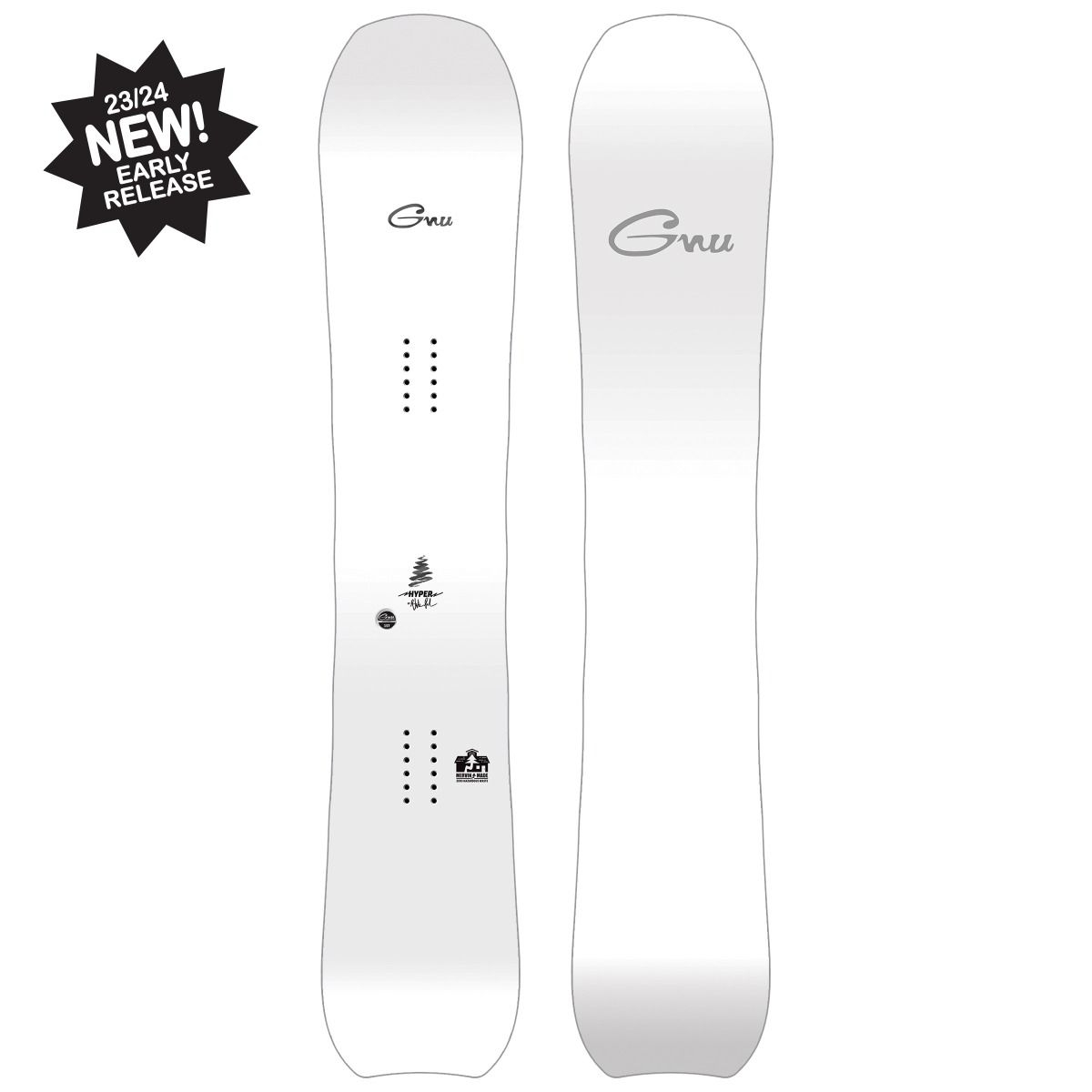 hyper ride snowboards United Shapes Horizon Snowboard 2026, 155 These materials dampen the board at a fraction of the weight of other materials Ride Psychocandy Unisex All Mountain