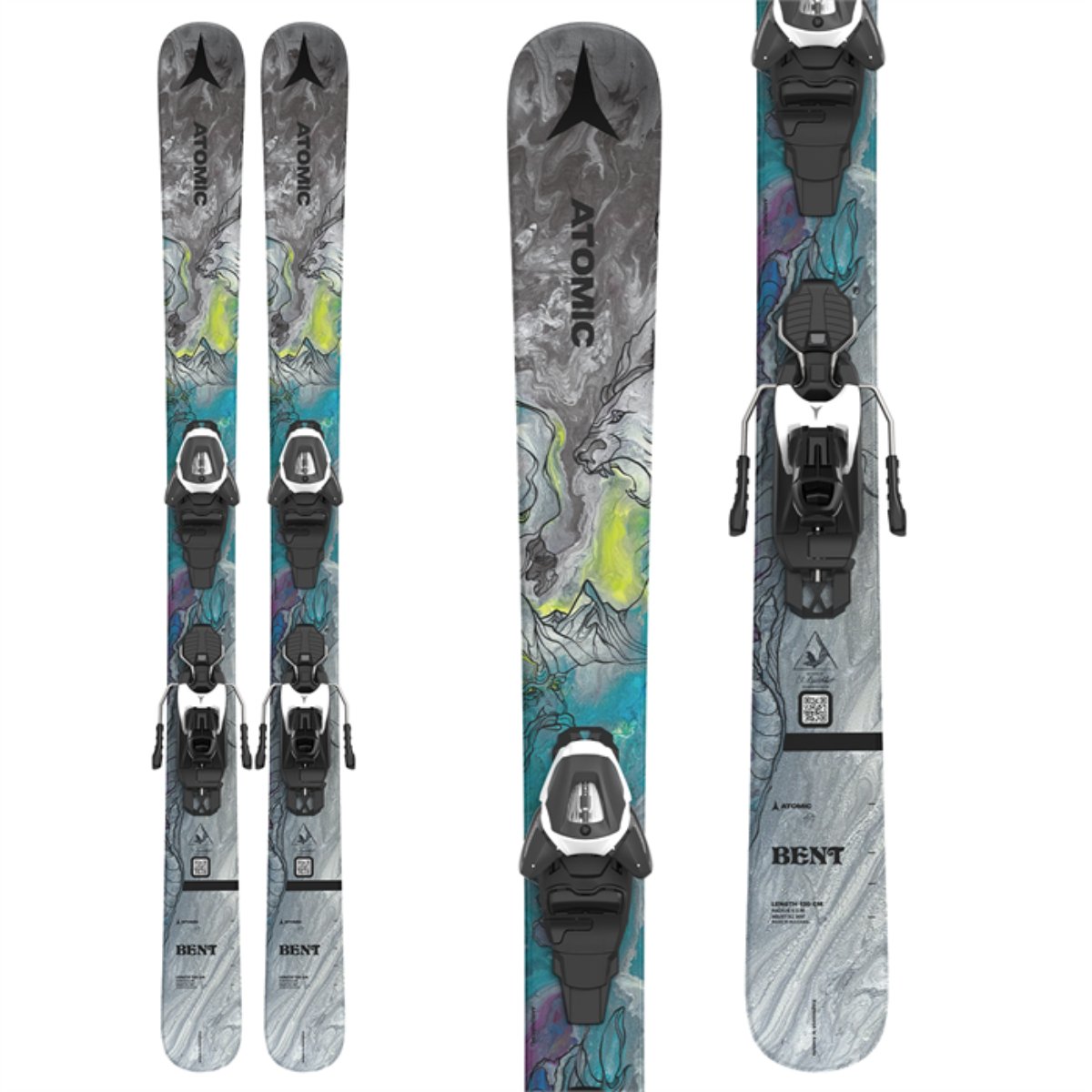 Atomic Bent 140-150 + L 6 GW Skis Jr | Christy Sports