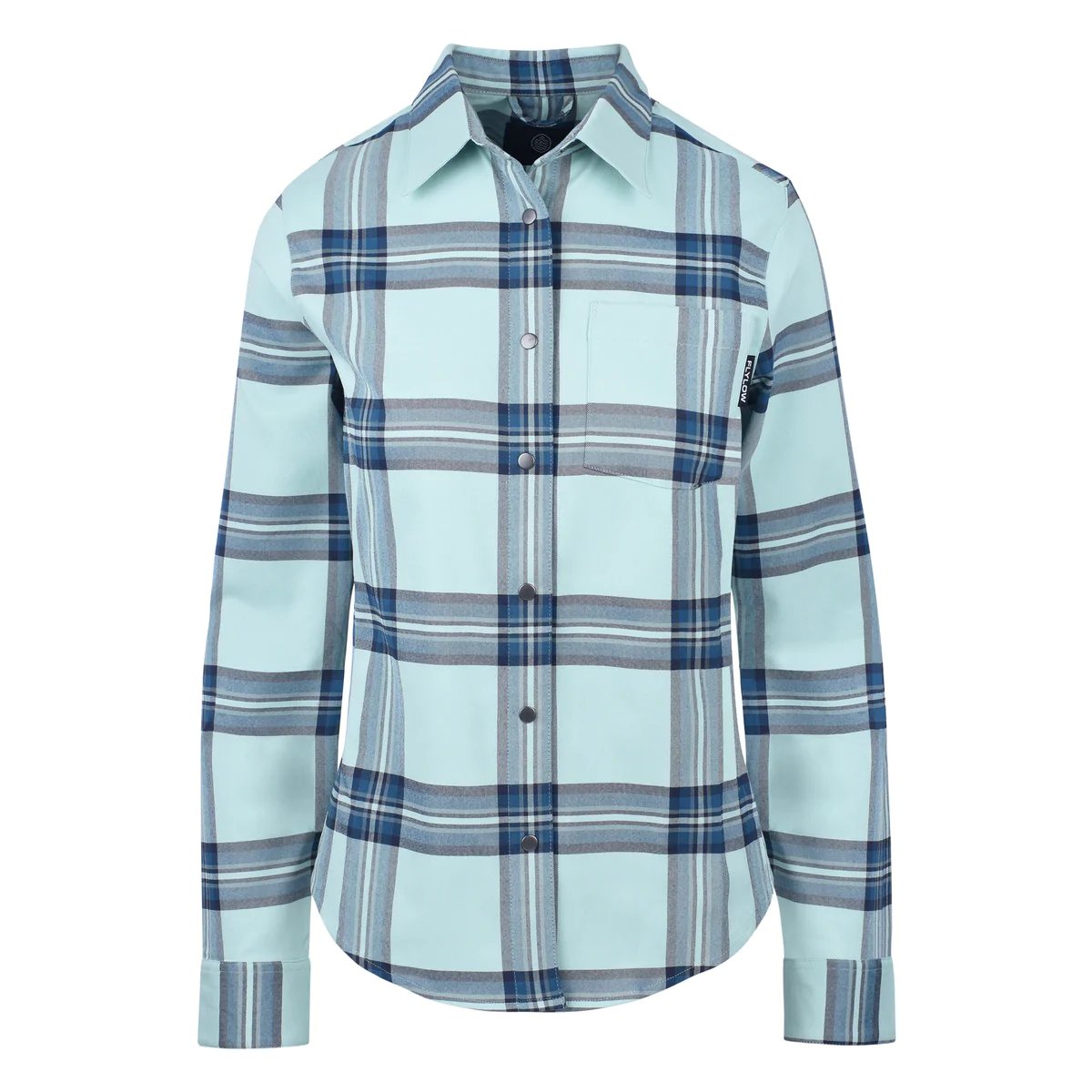 (取寄) フライロー レディース ブリジット テック フランネル Flylow women Brigitte Tech Flannel Vintage Blue Brigitte Tech Flannel - Women's Flannel Shirt | Flylow