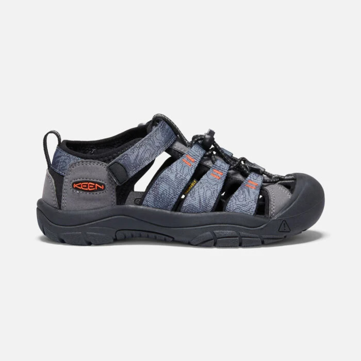 Keen Kids Big Newport H2 Steel Grey Black 3