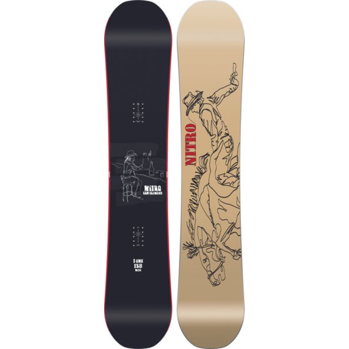 Nitro T1 Wide Snowboard | Christy Sports