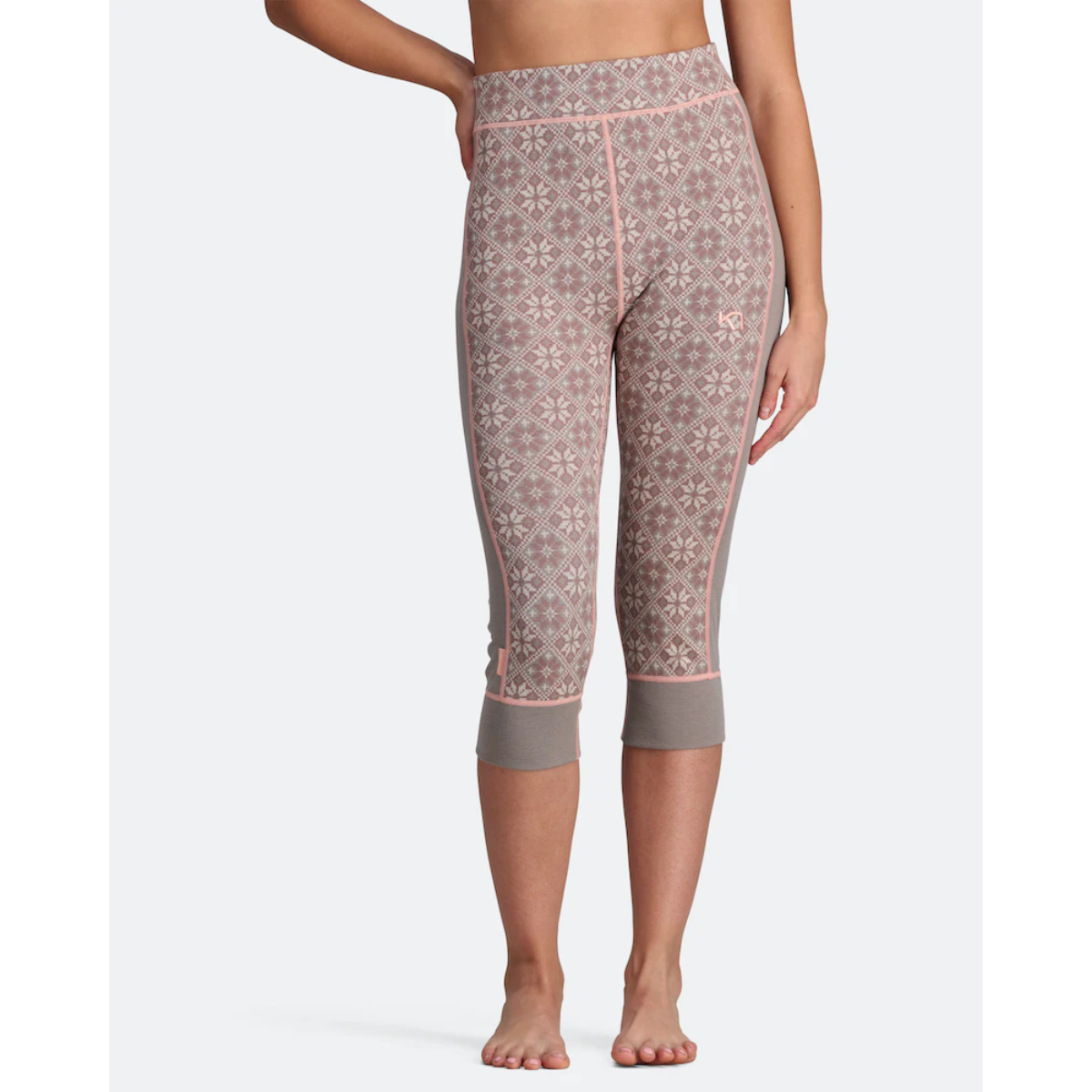 Kari Traa Rose 240g Wool High Waist Capri Pants Womens | Christy