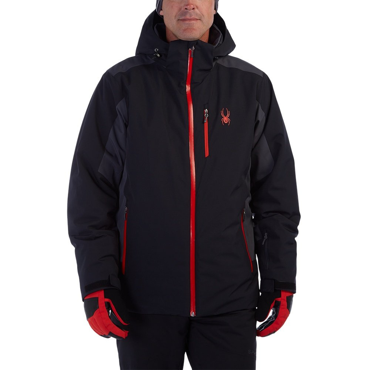 Spyder Men's Active Zip-Up Long Sleeve Mock Neck Shirt