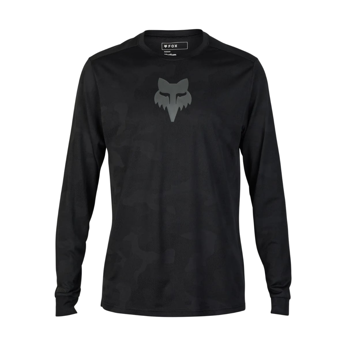 8SM1 Kawasaki FOX レーシングTシャツ　黒　M 古着 Fox Racing Ranger TruDri Long Sleeve Jersey Mens | Christy Sports