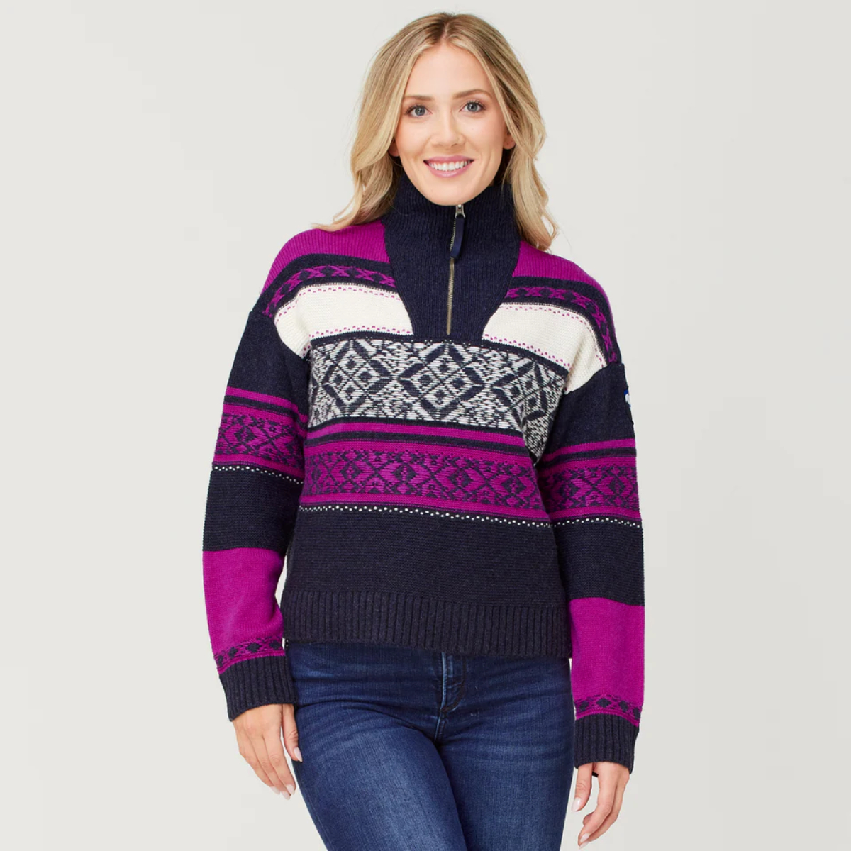 Krimson Klover Parsen Zip Neck Sweater Womens | Christy Sports