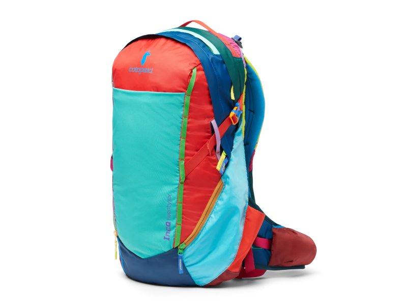 cotopaxi Inca Daypack in Teal, Mint & Burgundy Cotopaxi Inca 26L Backpack main image 3