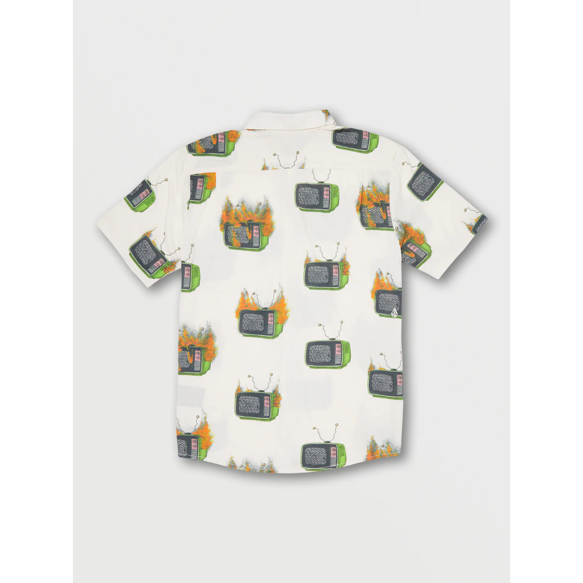 Tシャツ・カットソー HUECLOSET ARCV font overfit short sleeve t-shirt 4JE058 Volcom Justin Hager Woven Short Sleeve Shirt Mens | Christy